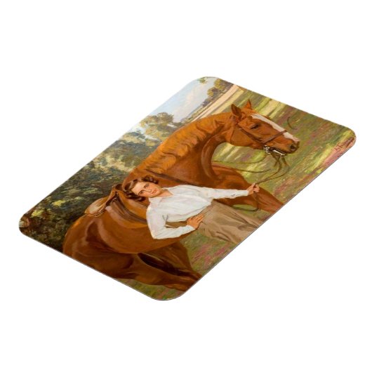 Jasmine het Paard (door Algernon Talmage) Magneet (Linkerzijde)