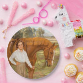 Jasmine het Paard (door Algernon Talmage) Papieren Bordje (Feest)