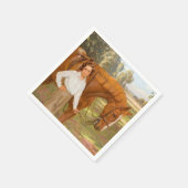 Jasmine het Paard (door Algernon Talmage) Servet (Hoek)