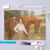 Jasmine het Paard (door Algernon Talmage) Tissuepapier (Craft)