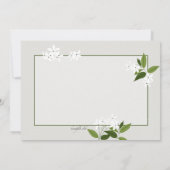 Jasmine Horizontale Uitnodiging (Achterkant)