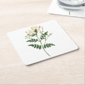 jasmine (Jasminum grandiflorum) van Redouté Kartonnen Onderzetters (Schuin)