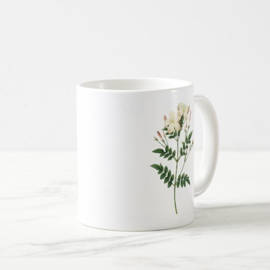 jasmine (Jasminum grandiflorum) van Redouté Koffiemok (Voorkant rechts)