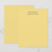 Jasmine & Leigrijs Minimalistische Eenvoudige Mode RSVP Kaartje (Voorkant / Achterkant)