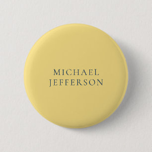 Jasmine & Leigrijs Minimalistische Vlakke Moderne Ronde Button 5,7 Cm