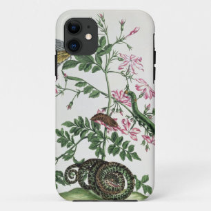 Jasmine: met slang, mot, caterpiller en chrysal Case-Mate iPhone case