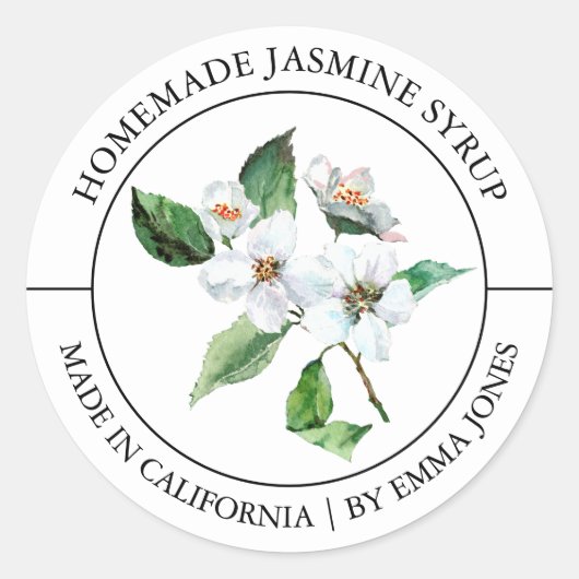 Jasmine Modern label (Voorkant)