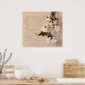 jasmine op het oude poster van het manuscripthands (Keuken)