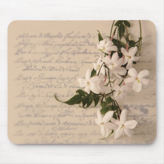 jasmine op het oude script mousepad muismat (Voorkant)