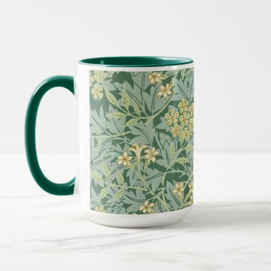 Jasmine, patroon van William Morris, Mok (Links)