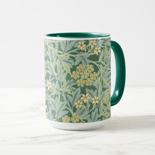 Jasmine, patroon van William Morris, Mok (Voorkant rechts)