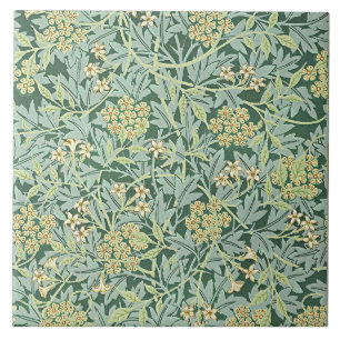 Jasmine, patroon van William Morris, Tegeltje