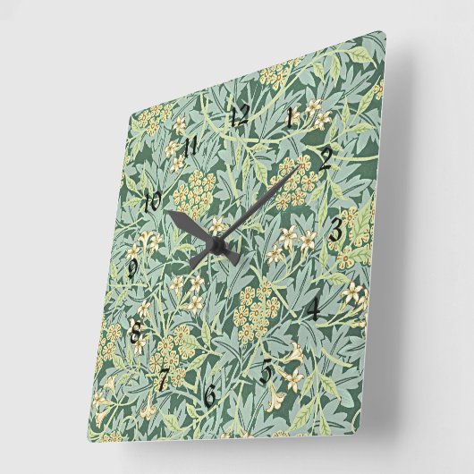 Jasmine, patroon van William Morris, Vierkante Klok (Hoek)