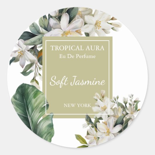 Jasmine Perfume Label (Voorkant)
