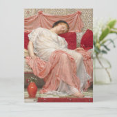 Jasmine (prachtige jonge slapende vrouw) kaart (Staand voorkant)