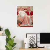 Jasmine (prachtige jonge slapende vrouw) poster (Thuiskantoor)