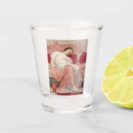 Jasmine (prachtige jonge slapende vrouw) shot glas