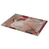 Jasmine (prachtige jonge slapende vrouw) snijplank (Hoek)