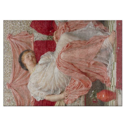 Jasmine (prachtige jonge slapende vrouw) snijplank (Voorkant)