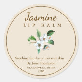 Jasmine Salve / balsem Label (Voorkant)