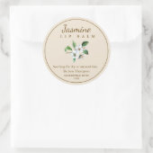 Jasmine Salve / balsem Label (Tas)