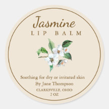 Jasmine Salve / balsem Label