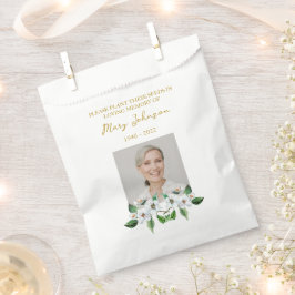 Jasmine Seed Packet Memorial Funeral Favor Bag Bedankzakje