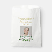 Jasmine Seed Packet Memorial Funeral Favor Bag Bedankzakje (Voorkant)