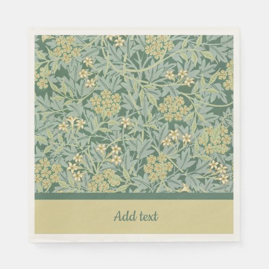 Jasmine-SJABLOON Servet (Voorkant)