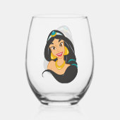Jasmine Stemless Wine Glass Wijnglas Zonder Voet (Achterkant)