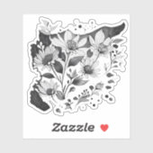 Jasmine Syrië Kaart خريطةسور ي ا ي ا س م ي نkaart Sticker (Vel)