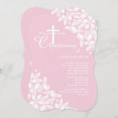 Jasmine-uitnodiging Kaart (Voorkant / Achterkant)