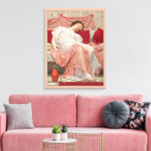 Jasmine van Albert Joseph Moore, Victoriaanse Scho Canvas Afdruk (Insitu (Woonkamer))