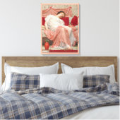 Jasmine van Albert Joseph Moore, Victoriaanse Scho Canvas Afdruk (Insitu (Slaapkamer))