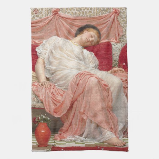 Jasmine van Albert Joseph Moore, Victorian Fine Ar Theedoek (Verticaal)