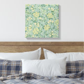 Jasmine (van William Morris) Canvas Afdruk (Insitu (Slaapkamer))
