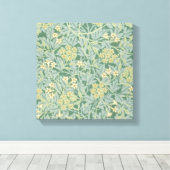 Jasmine (van William Morris) Canvas Afdruk (Insitu (Houten vloer))