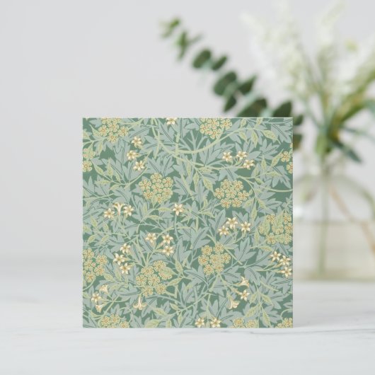 Jasmine (van William Morris) Kaart (Staand voorkant)