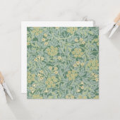 Jasmine (van William Morris) Kaart (Voorkant / Achterkant in situ)