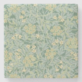 Jasmine (van William Morris) Stenen Onderzetter (Voorkant)