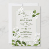 Jasmine Vertical Invitation Kaart (Voorkant)