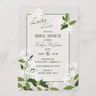 Jasmine Vertical Invitation Kaart