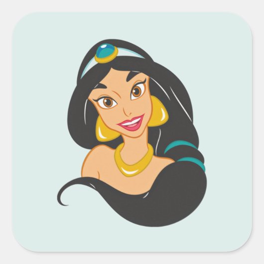 Jasmine Vierkante Sticker (Voorkant)