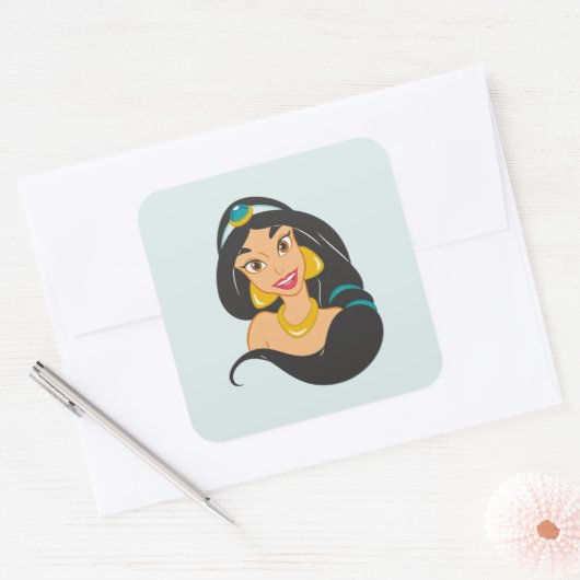 Jasmine Vierkante Sticker (Envelop)