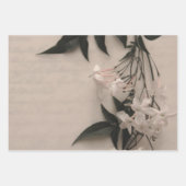 Jasmine voor oud handschrift inpakpapier vel (Voorkant 3)