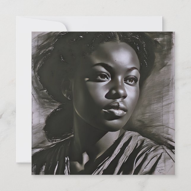 "Jasmine" vrouwen in houtskool (Voorkant)