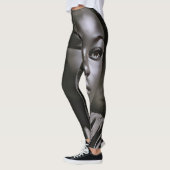 "Jasmine" vrouwen in houtskool Leggings (Links)