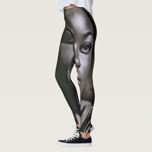 "Jasmine" vrouwen in houtskool Leggings (Links)