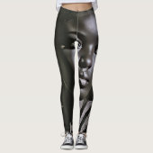 "Jasmine" vrouwen in houtskool Leggings (Voorkant)