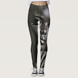 "Jasmine" vrouwen in houtskool Leggings